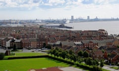 A housing development on the banks of the Humber estuary in Hull