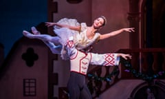 Francesca Hayward (Swanilda) and Alexander Campbell (Franz) in Coppelia