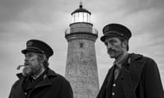 Willem Dafoe and Robert Pattinson in The Lighthouse.