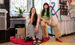 Korina Emmerich and Liana Shewey of Relative Arts, the community space, open atelier and shop displaying contemporary Indigenous fashion and design.
