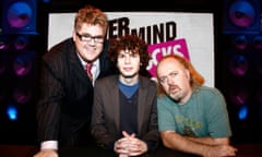 From left: Phill Jupitus, Simon Amstell and Bill Bailey
