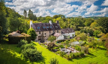 This listed Welsh farmhouse in Capel Dewi has a productive vegetable garden.