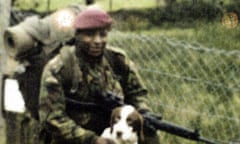 Christopher Alder in Parachute Regiment uniform