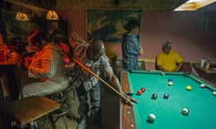 A pool game in a Tchula club.