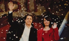 Hugh Grant and Martine McCutcheon in a still from the film Love Actually. 
Photo: Peter Mountain. 
Copyright:   2003 Universal Studios. ALL RIGHTS RESERVED.