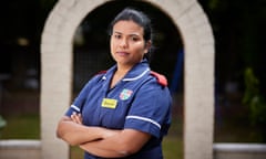 Sharon Sundersingh, originally from India, now a senior sister at Luton and Dunstable hospital.