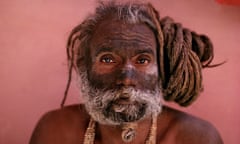 Naga Sadhu at Talati, at the Foot of Mount Girnar, Gujarat, India, February 1988