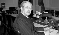 Harold Macmillan in 10 Downing in January 1957: he retained three-quarters of the Anthony Eden’s cabinet.