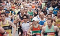 London marathon runners