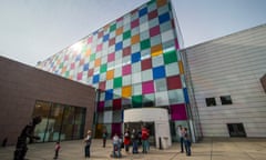 Colourful glass in the Museum of Modern and Contemporary Art, Strasbourg