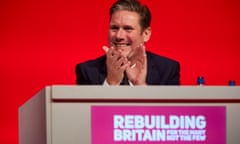 Keir Starmer at the Labour party's annual conference in Liverpool, 25 September 2018