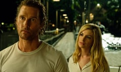 ‘In full Nicolas Cage mode’: with Anne Hathaway in Serenity.