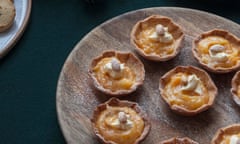 Jeremy Lee’s clementine curd tarts.