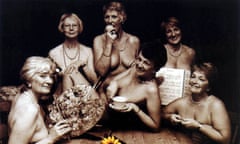 Where it all began ... the ‘Calendar Girls’ of the Rylstone WI. Photograph: Terry Logan/Rex/Shutterstock