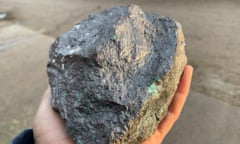 A meteorite found in Norfolk.