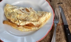Rachel Roddy's chip omelette.