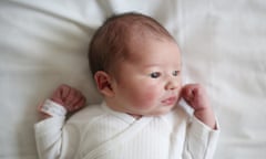 A newborn at the maternity ward