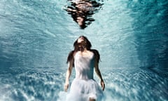 Woman underwater