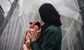 Gazan mother with her baby lives in a tent under difficult conditions