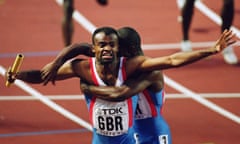 Kriss Akabusi and Derek Redmond.