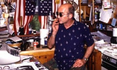 Hunter S Thompson At His Desk