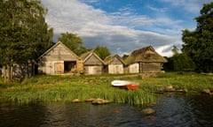 Fishing village, Altja, Lahemaa National Park, Estonia.