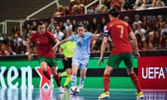 Spain beat Portugal to retains the women’s futsal Euros title in 2022.