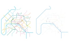 Paris metro regular v non-ramp wheelchair access