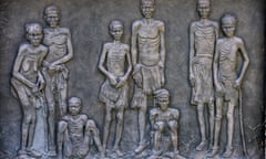 A memorial in the Namibian capital Windhoek commemorating the Herero and Nama genocide by German colonial forces in south-west Africa.