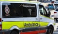 A Queensland ambulance.