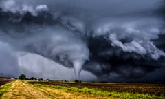 a tornado in Kansas.