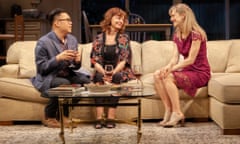 Nico Santos, Susan Sarandon and Marin Ireland in Happy Talk