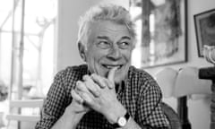 John Berger at home in paris in 1999