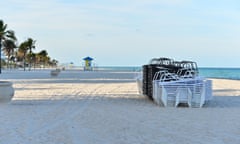 City officials have closed Hallandale Beach, Florida, an area popular with college spring breakers.