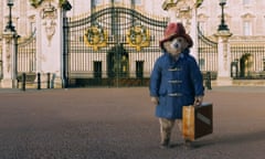 Paddington bear in  the film Paddington.