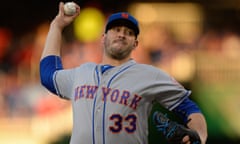 MLB: New York Mets at Washington Nationals<br>May 24, 2016; Washington, DC, USA; New York Mets starting pitcher Matt Harvey (33) pitches during the second inning against the Washington Nationals at Nationals Park. Mandatory Credit: Tommy Gilligan-USA TODAY Sports