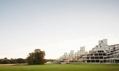 Student accommodation, Norfolk Terrace and Suffolk Terrace (the Ziggurats)