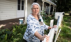 Noelle Maxwell outside her home in Mullumbimby