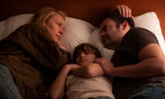 Going out with a ‘wow’ … Sally (Sarah Goldberg), Barry (Bill Hader) and John (Zachary Golinger) in Barry.