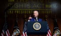 Joe Biden<br>President Joe Biden speaks at an event commemorating the 60th Anniversary of the Civil Rights Act, Monday, July 29, 2024, at the LBJ Presidential Library in Austin, Texas. (AP Photo/Manuel Balce Ceneta)