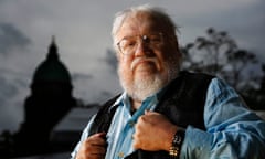 George RR Martin, author of Game of Thrones, at the Edinburgh international book festival.