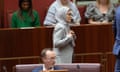 Labor senator Fatima Payman in the Senate