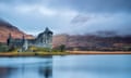 Kilchurn castle, Loch Awe, Argyll and Bute, Highland, Scotland, United Kingdom, Europe.<br>PC0ADR Kilchurn castle, Loch Awe, Argyll and Bute, Highland, Scotland, United Kingdom, Europe.