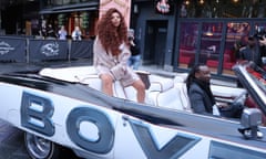 Jesy Nelson promoting her debut solo single in Leicester Square, London, 8 October 2021.