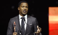 Nate Parker<br>FILE - In this April 14, 2016 file photo, Nate Parker, director of the upcoming film "The Birth of a Nation," accepts the Breakthrough Director of the Year award during the CinemaCon 2016 Big Screen Achievement Awards in Las Vegas. (Photo by Chris Pizzello/Invision/AP)