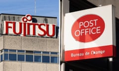 Post Office and Fujitsu logos