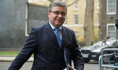 Coronavirus - Tue Dec 8, 2020<br>Robert Buckland, Lord Chancellor and Secretary of State for Justice, arrives in Downing Street, London, ahead of the government’s weekly Cabinet meeting at the Foreign and Commonwealth Office (FCO). PA Photo. Picture date: Tuesday December 8, 2020. See PA story HEALTH Coronavirus. Photo credit should read: Kirsty O’Connor/PA Wire