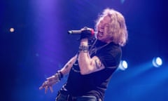 Axl Rose performing in 2016