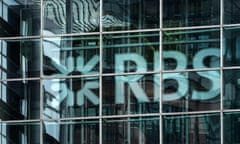 RBS logo reflected in office block window