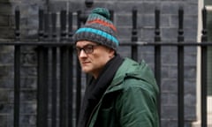 Dominic Cummings pictured in Downing Street
